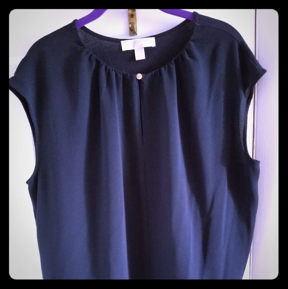 Michael Kors navy blouse